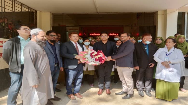 লামা সরকারি হাসপাতাল পরিদর্শনে স্বাস্থ্য মন্ত্রণালয়ের যুগ্ম সচিব