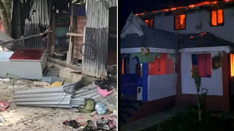বিএনপিতে যোগ দেওয়ায় ৯টি বাড়িতে লুটপাট, হামলা ও অগ্নিসংযোগ