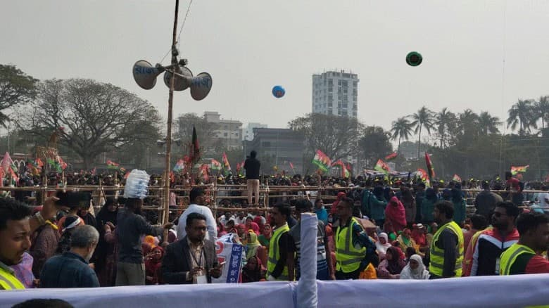 মিছিল-স্লোগানে উত্তাল রাজশাহী, বিএনপির জনসভায় জনস্রোত!