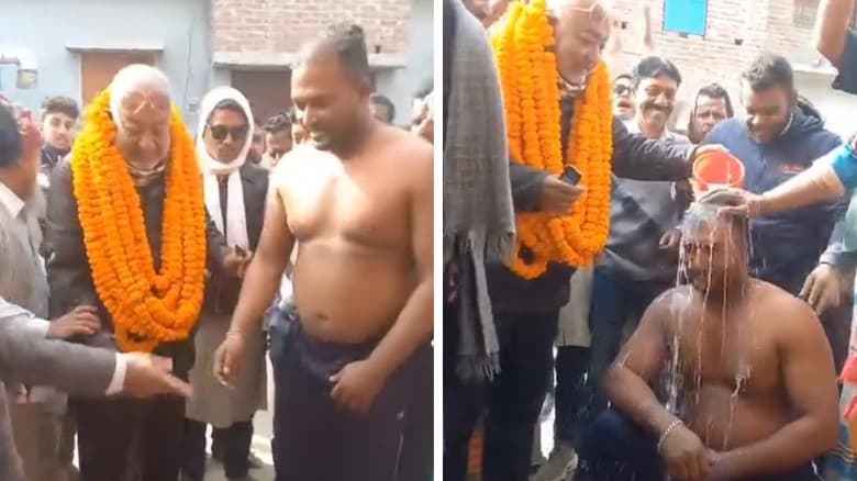 জামায়াত বলে আওয়ামী লীগ কর্মীকে দুধ দিয়ে গোসল করিয়ে দলে নিলো বিএনপি