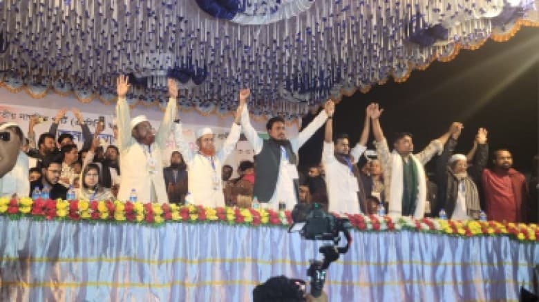 রংপুরের কাউনিয়ায় আখতার হোসেনের নির্বাচনী পথসভা