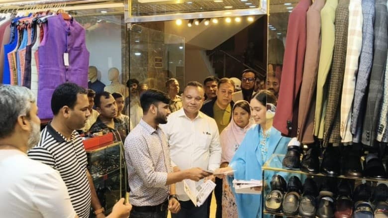 তারেক রহমানের পক্ষে গণসংযোগে জাইমা রহমান