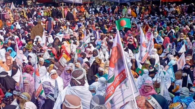 জয়পুরহাটে ইতিহাস গড়লো জামায়াতের নারী সমাবেশ