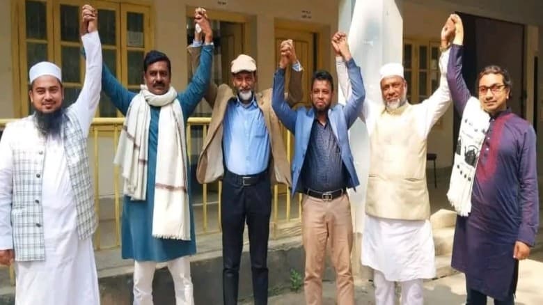 জামালপুর–৪- সরিষাবাড়ী ছয় প্রার্থীর একমঞ্চে শপথ ভোটের আগে বিরল সমঝোতার বার্তা