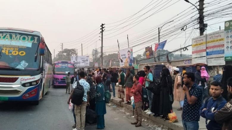 গাজীপুরে দুই মহাসড়কে  যানজট, ভাড়া তিনগুণ
