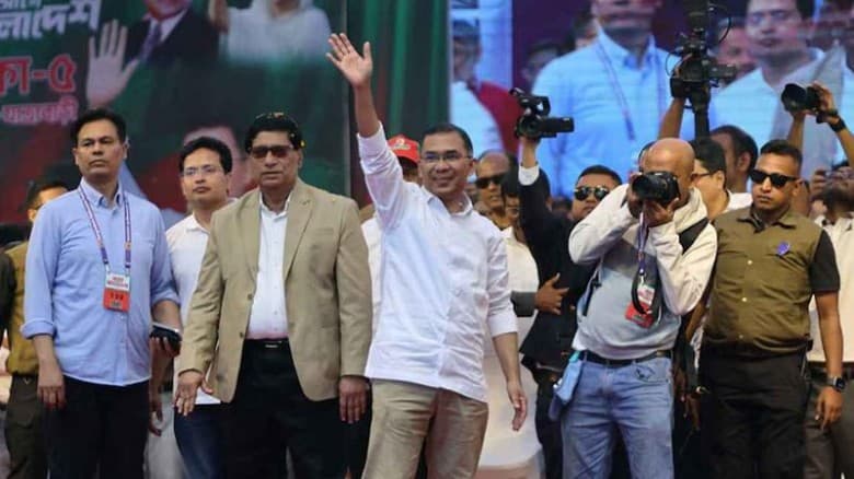 নির্বাসন থেকে ক্ষমতার শীর্ষে তারেক রহমান: রয়টার্স