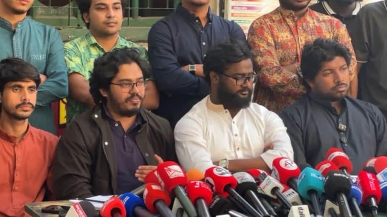 সারাদেশে বিএনপির হামলার প্রতিবাদে ছাত্রশক্তির সংবাদ সম্মেলন