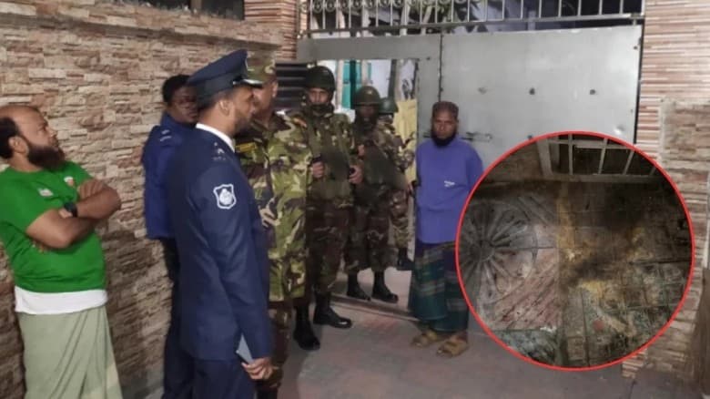 চাঁদা না দেওয়ায় ব্যবসায়ীর বাড়িতে ককটেল হামলার অভিযোগ