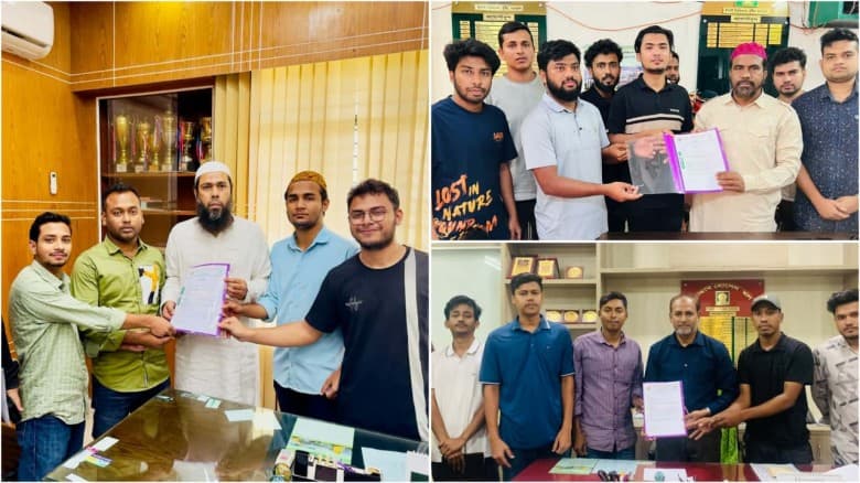 মানসম্মত খাবার, ক্যাম্পাসের নিরাপত্তাসহ চার দাবিতে ইবি ছাত্রদলের স্বারকলিপি