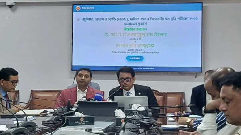 জুনিয়র বৃত্তি পরীক্ষার ফল প্রকাশ