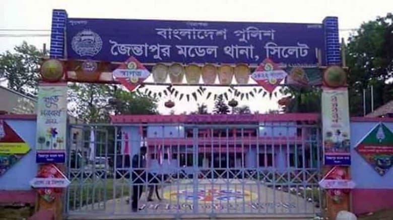 জৈন্তাপুরে ট্রাকের ধাক্কায় এএসআই নিহত, চালক-হেলপার আটক
