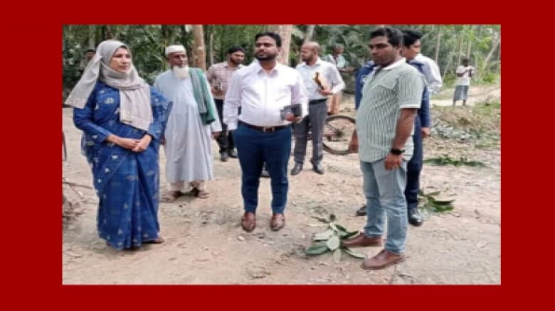 বরগুনায় খাল উদ্বোধন উপলক্ষে প্রস্তুতি পরিদর্শন