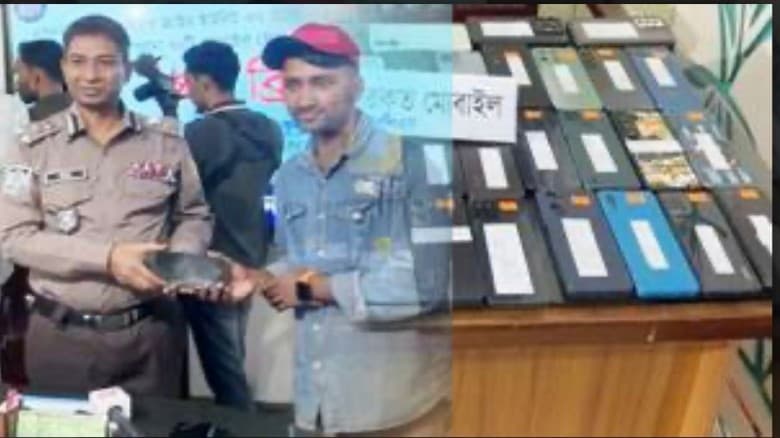 সিলেটে ৭০ জনকে হারানো মোবাইল ফোন ফিরিয়ে দিল পুলিশ