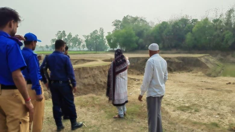 বগুড়ার শাজাহানপুরে অবৈধভাবে মাটি কাটায় ৪ লাখ ৫০ হাজার টাকা জরিমানা