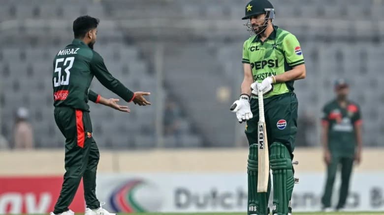 মিরপুরে রানআউট ঘিরে উত্তেজনা