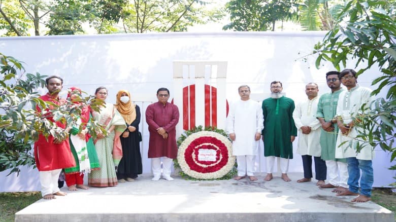 রবীন্দ্র বিশ্ববিদ্যালয়ে মহান স্বাধীনতা ও জাতীয় দিবস উদযাপন