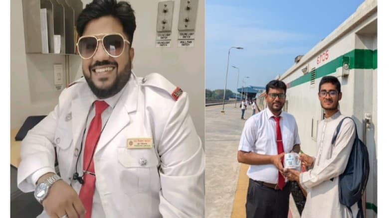 ট্রেন পরিচালকদের সতর্কতা ও তৎপরতায় রক্ষা পেল রাষ্ট্রীয় সম্পদ ও যাত্রী জীবন
