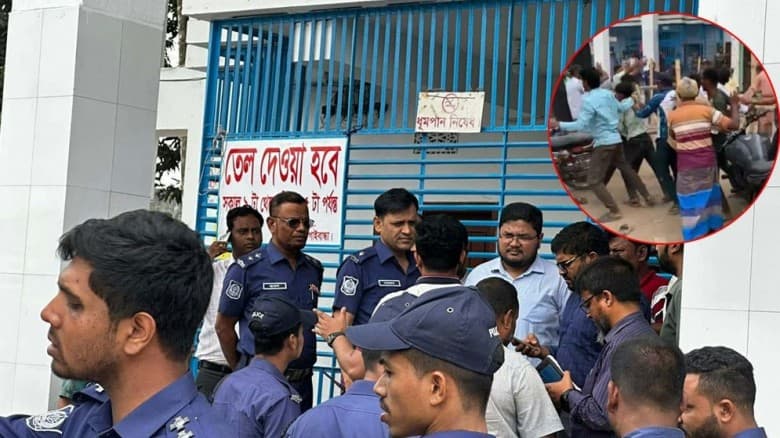 পলাশবাড়ীতে তেল নেওয়া নিয়ে বিরোধে ছুরিকাঘাত, আহত ৩