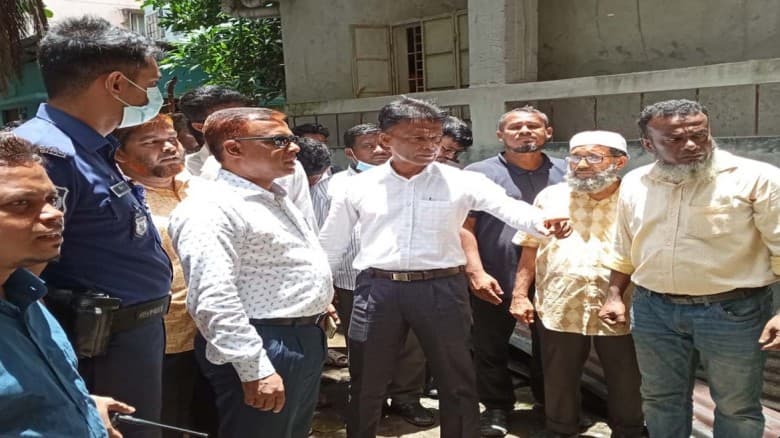 বরিশাল নগরীতে অবৈধ  দখল উচ্ছেদ অভিমান শুরু