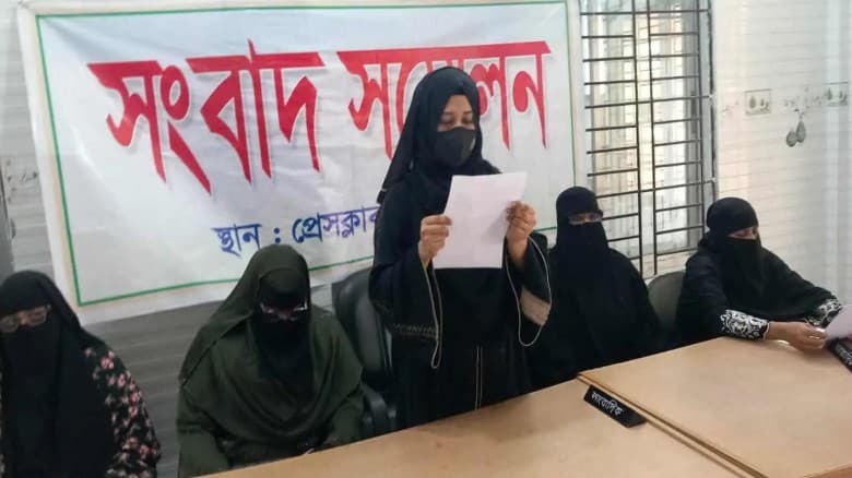 নলছিটিতে জমি দখল ও প্রাণনাশের হুমকির অভিযোগ, নিরাপত্তা চেয়ে সংবাদ সম্মেলন