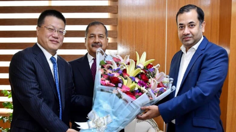 তথ্যমন্ত্রীর সঙ্গে চীনা রাষ্ট্রদূতের সাক্ষাৎ