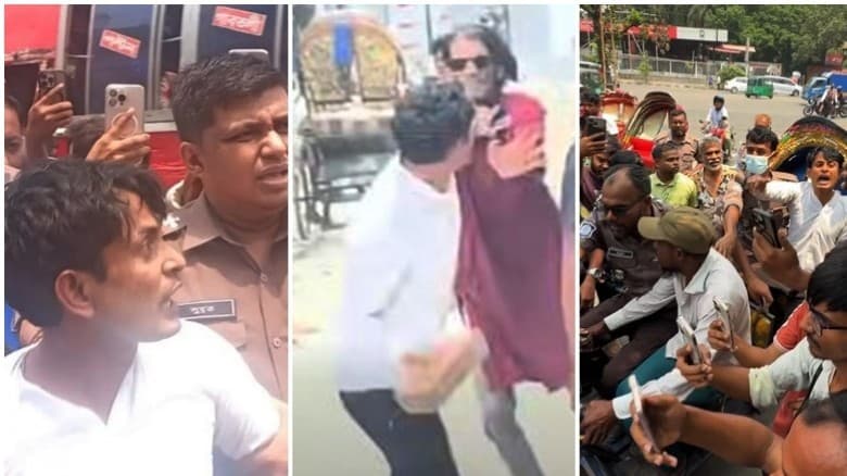 রাশেদ প্রধানের বাসার সামনে উত্তেজনা, পিএস  জনি নন্দীকে সরিয়ে নিলো আইনশৃঙ্খলা বাহিনী