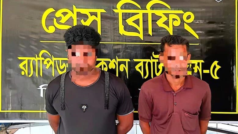 চাঁপাইনবাবগঞ্জে মাদকসহ ২ জন আটক