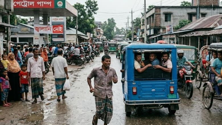 জ্বালানি সংকটে জনদুর্ভোগ চরমে,পথচারীদের সঙ্গে চালকদের ‘অমানবিক আচরণ’