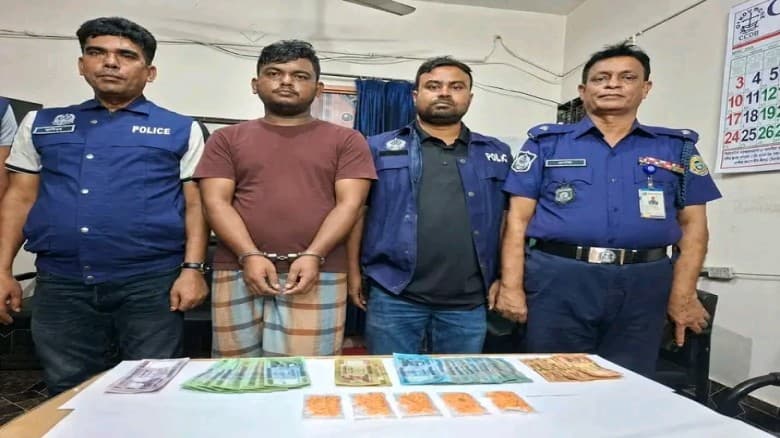 পাথরঘাটায় ছাত্রদলের সদস্য সচিব ৫১০ পিচ ইয়াবা ও ১০ হাজার টাকাসহ গ্রেপ্তার