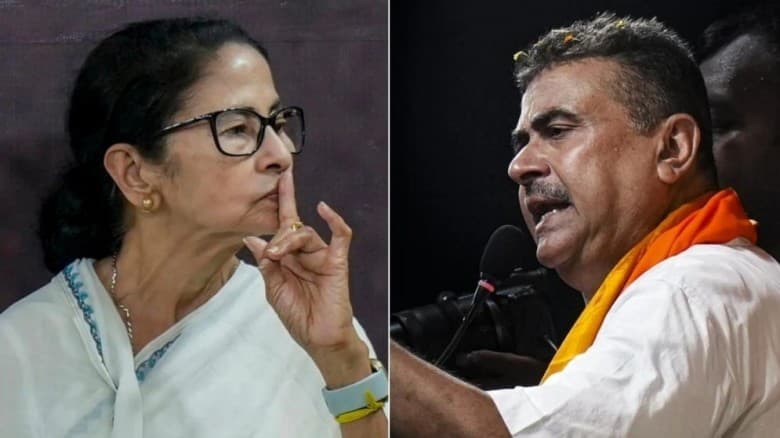 পদত্যাগ না করার সিদ্ধান্তে মমতা , তা নিয়ে মুখ খুললেন শুভেন্দু