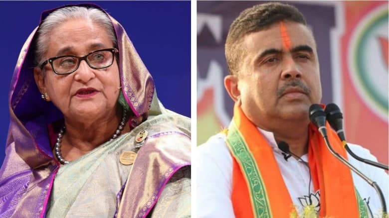 শুভেন্দুকে শুভেচ্ছা জানালেন হাসিনা