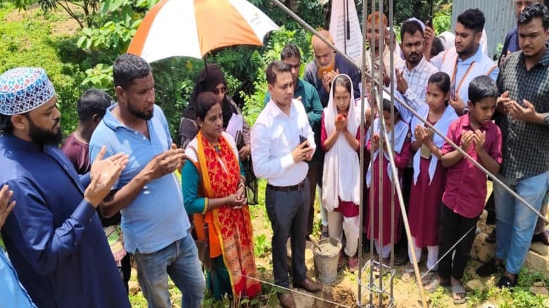গোয়াইনঘাটে ওয়ার্ল্ড ভিশনের আধুনিক ওয়াশ ব্লক পাচ্ছে গুচ্ছগ্রাম প্রাথমিক বিদ্যালয়