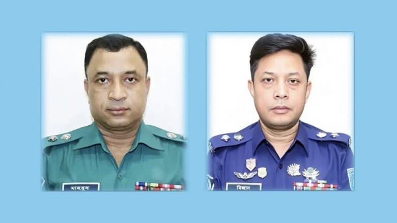 ফেনী ও পঞ্চগড়ের আলোচিত দুই এসপি প্রত্যাহার