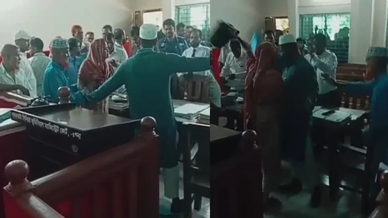 বরগুনায় আদালতের এজলাস কক্ষে দুই আইনজীবীর হাতাহাতি: সদস্যপদ স্থগিত