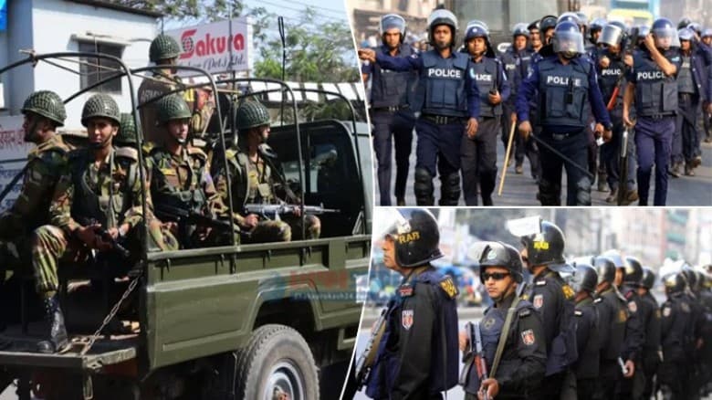 আজ সন্ধ্যা থেকে সারা দেশে যৌথবাহিনীর টহল: নিরাপত্তা ব্যবস্থা জোরদার
