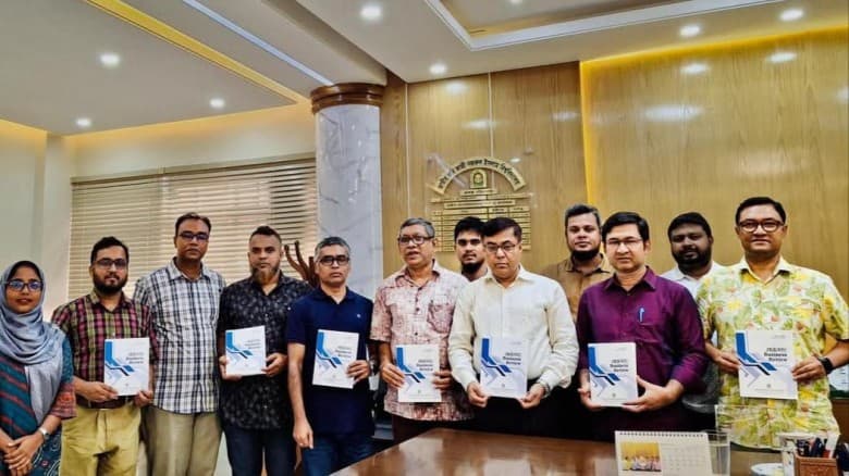 নজরুল বিশ্ববিদ্যালয়ে প্রকাশিত হলো প্রথম জাককানইবি বিজনেস রিভিউ জার্নাল