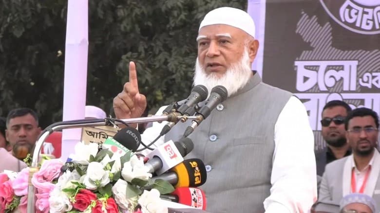 নির্বাচনী জনসভায় জামায়াত আমিরের তিন শর্ত